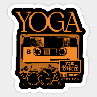 the best of yoga band Sticker